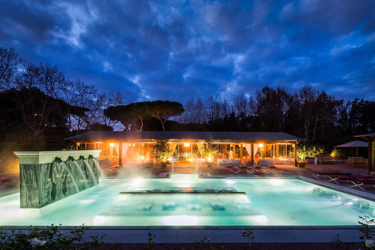 Qc Termeroma Spa And Resort Fiumicino Exterior foto The thermal baths of Bagno Vignoni